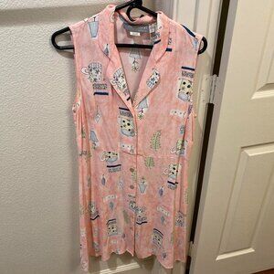 Vintage 90s Carol Anderson California Novelty Dress